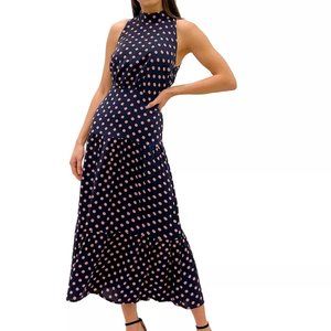 Sam Edelman Tiered Polka-Dot Maxi Dress